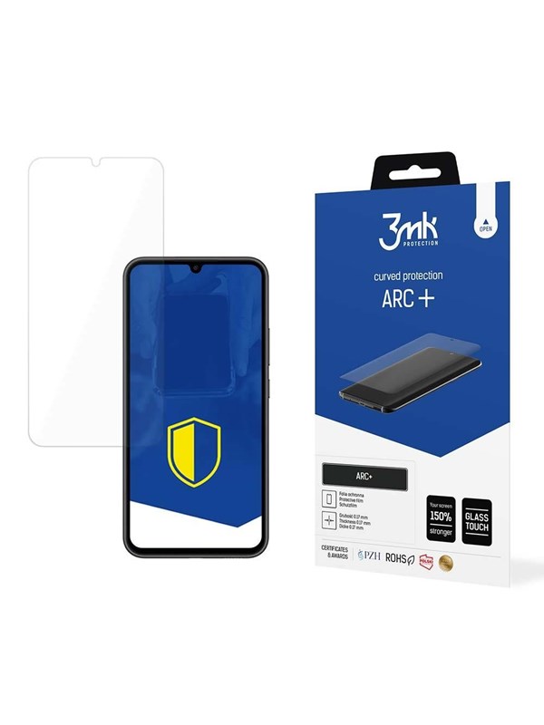 3MK Ultra-thin screen protector for Samsung Galaxy A34 5G from the 3mk ARC+ series