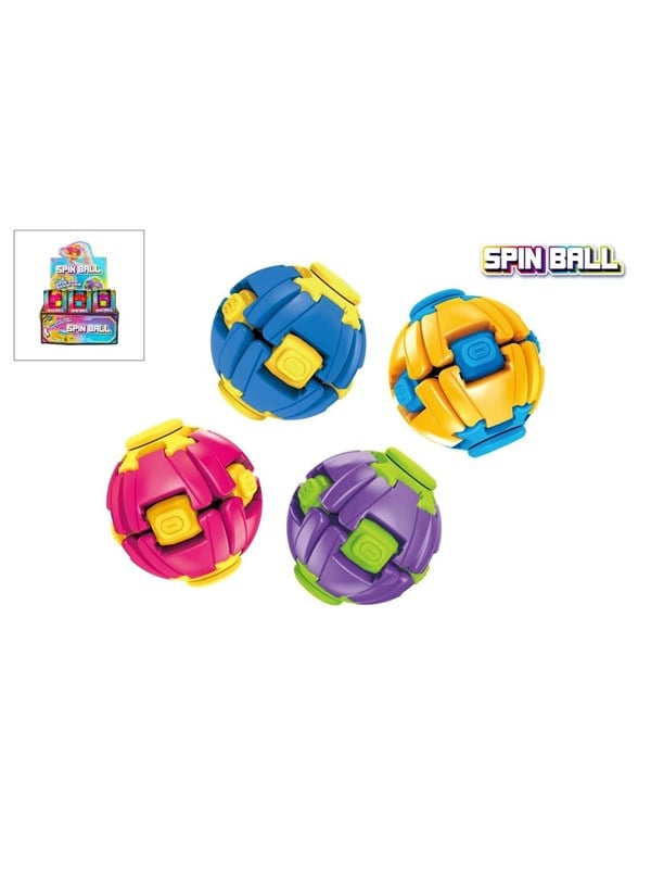 Trend Toys Spin Ball 6.5cm 4 asst. CDU