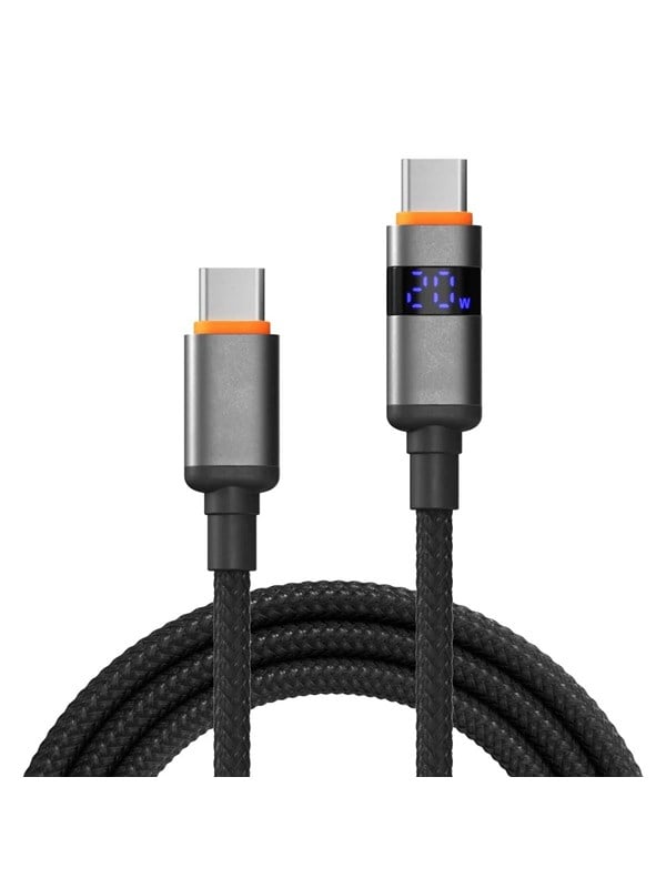 X2O Longlife LED Display 100W USB-C/C cable 1.5M - Black