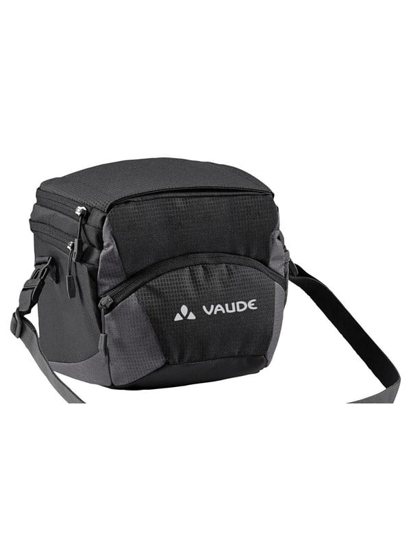 VAUDE OnTour Box M, Front, Cykeltaske, Polyester, Polyurethan, Sort, Grå, 4 L, 7 kg