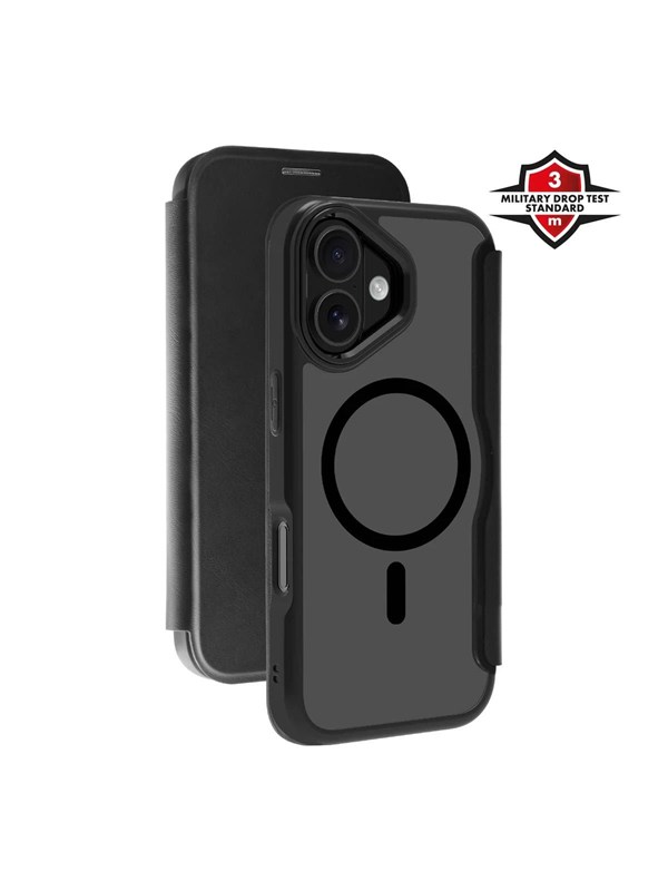X2O Mag Wallet Cover til iPhone 17 - Sort