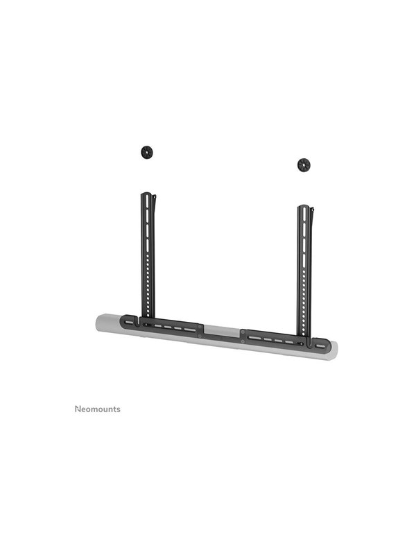 Neomounts AV35-727BL1 mounting kit - for sound bar - easy installation - black - Maks 10 kg - Maks størrelse 75"