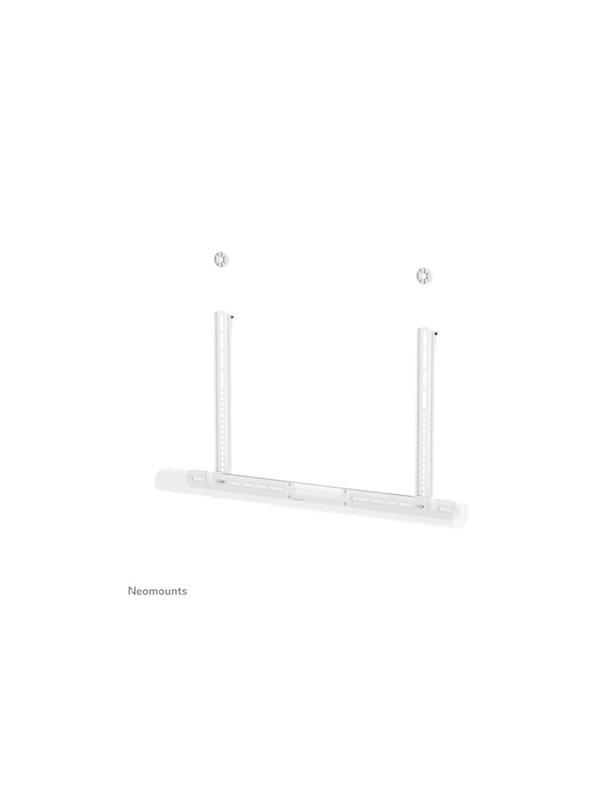Neomounts AV35-727WH1 mounting kit - for sound bar - easy installation - white - Maks 10 kg - Maks størrelse 75"