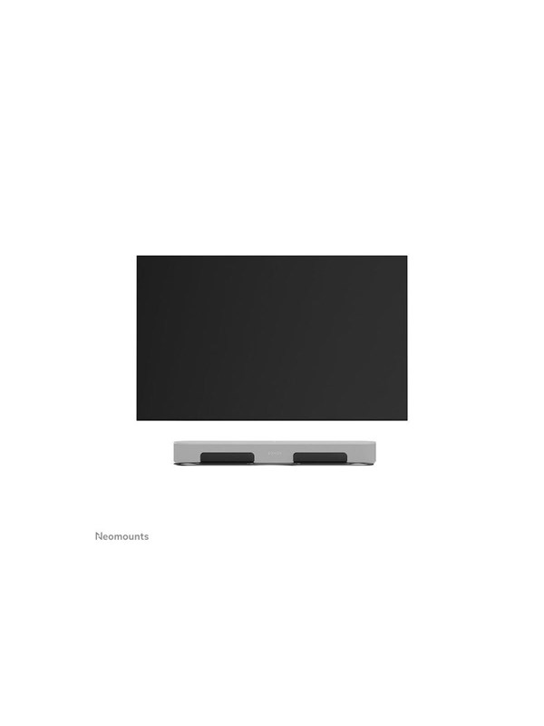 Neomounts WL30-726BL1 mounting kit - for sound bar - easy installation - black - Maks 5 kg - Maks størrelse
