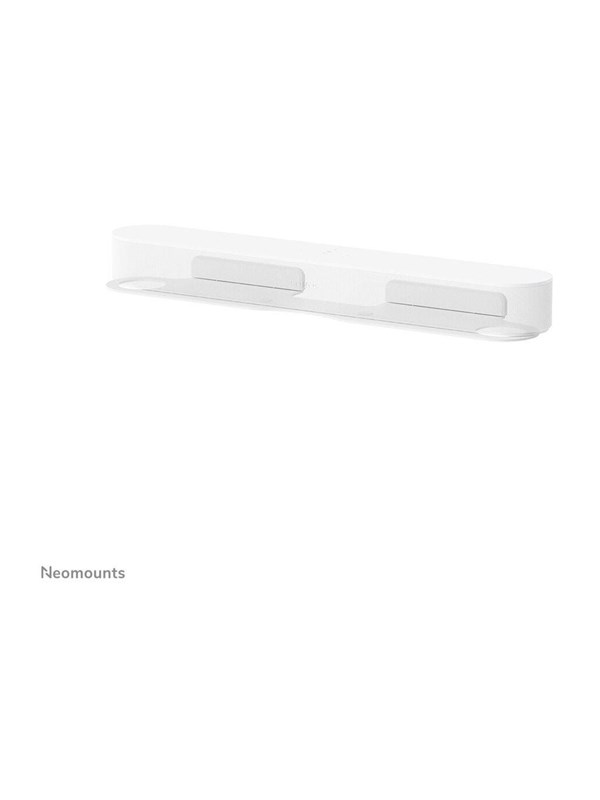 Neomounts WL30-726WH1 mounting kit - for sound bar - easy installation - white - Maks 5 kg - Maks størrelse
