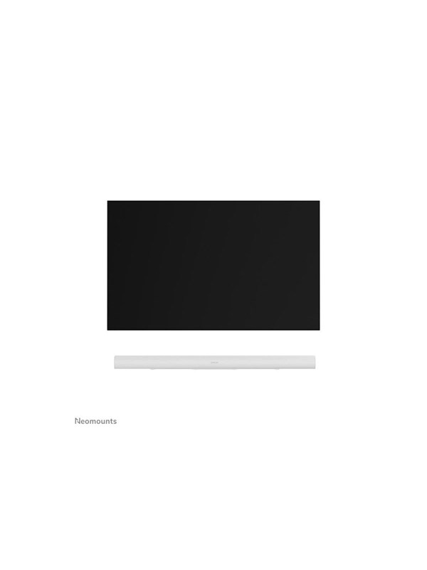 Neomounts WL30-727WH1 mounting kit - for sound bar - easy installation - white - Maks 10 kg - Maks størrelse