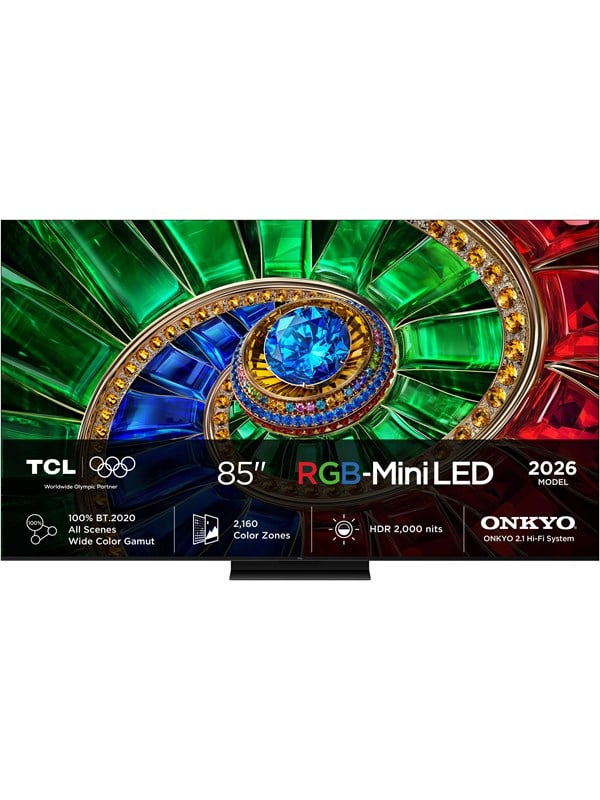 TCL 85" Fladskærms TV Mini LED 4K Dolby Vision 85RM7L