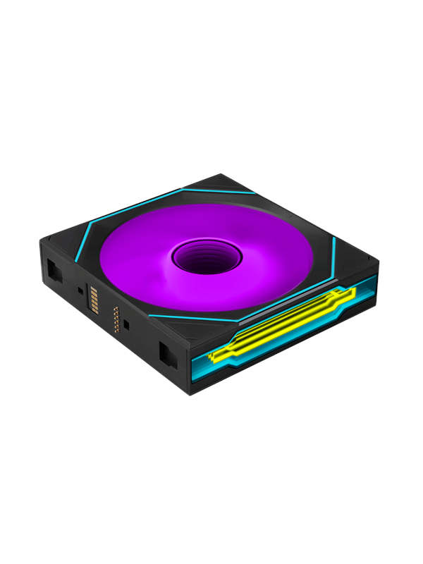 Lian Li UNI FAN SLINF FLEX 120 Reversed - Kabinet køler - 120mm - Hvid med RGB LED lys - 31 dBA