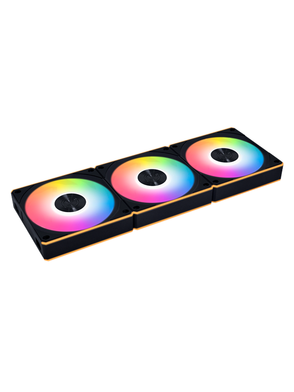 Lian Li UNI FAN CL FLEX Reverse 120 (3-pack) - Kabinet køler - 120mm - Sort med RGB LED lys - 31 dBA