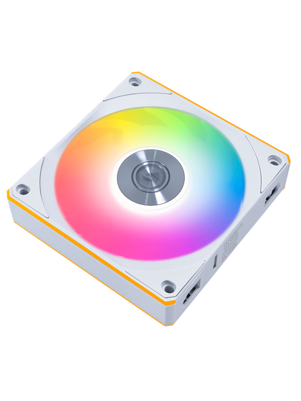 Lian Li UNI FAN CL FLEX Reverse 120 - Kabinet køler - 120mm - Hvid med RGB LED lys - 31 dBA