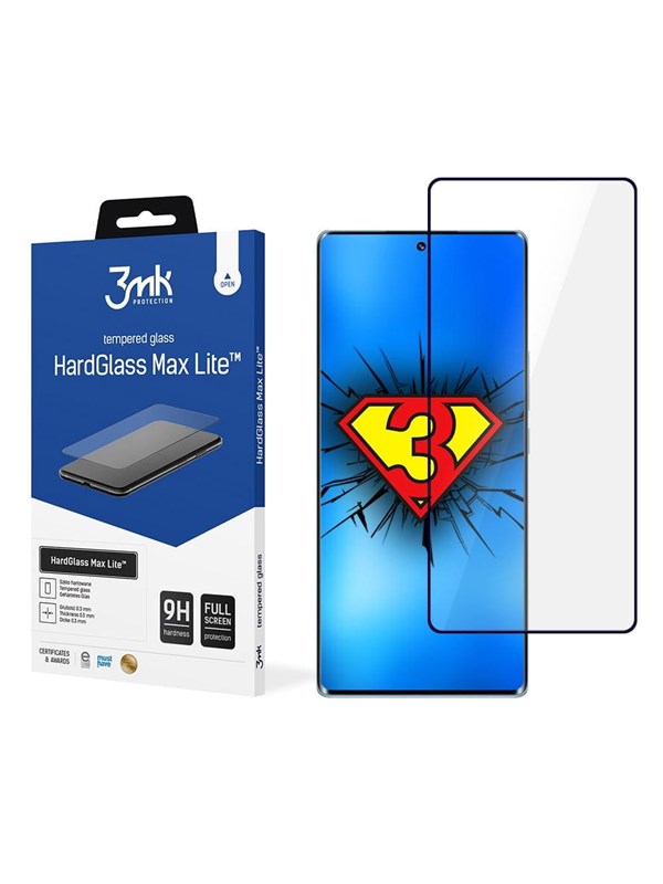 3mk HardGlass Max LiteTM - Honor 70
