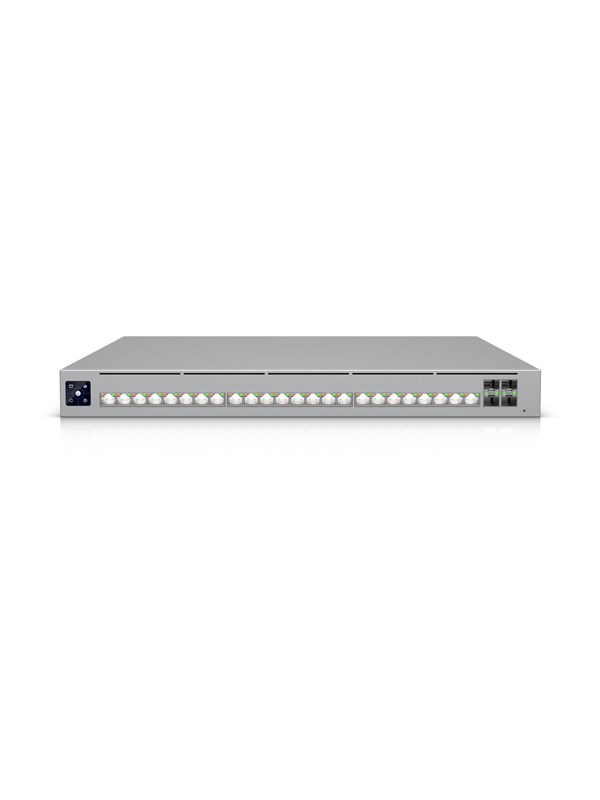 Ubiquiti Switch full managed Layer3 28 Port Stacking 16x 10GbE 8x 25GbE PoE Budget 1050W 24x PoE bt 4x SFP28 19 UniFi ECS24SPoE
