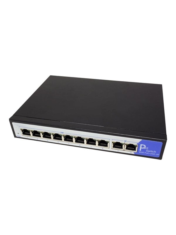 PoE+ Gigabit Ethernet-switch VALUE 21.99.1195 - 8+2 porte