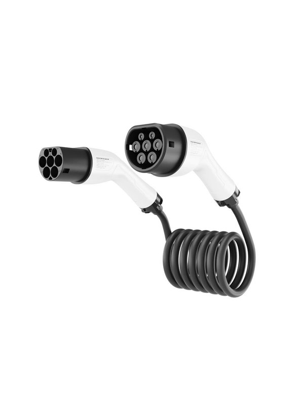 Gembird Ladekabel Type 2 16A 3-faset (11 kW) spiral - 5 meter