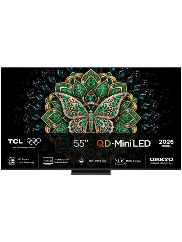 TCL 55" Fladskærms TV Mini LED 4K Dolby Vision 55C6K Pro