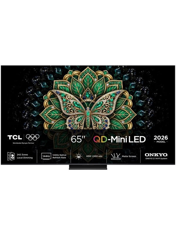 TCL 65" Fladskærms TV Mini LED 4K Dolby Vision 65C6K Pro