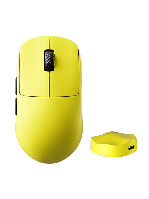 Scyrox V8S Yellow - Gaming Mus - Optisk - 5 knapper - Gul