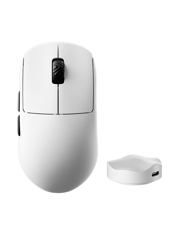 Scyrox V8S White - Gaming Mus - Optisk - 5 knapper - Hvid