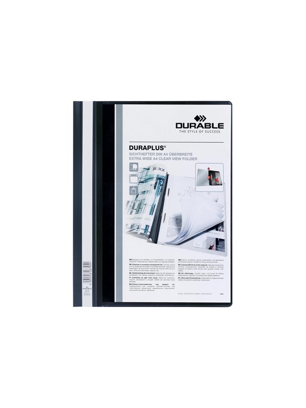 DURABLE DURAPLUS - report file - for A4 - black