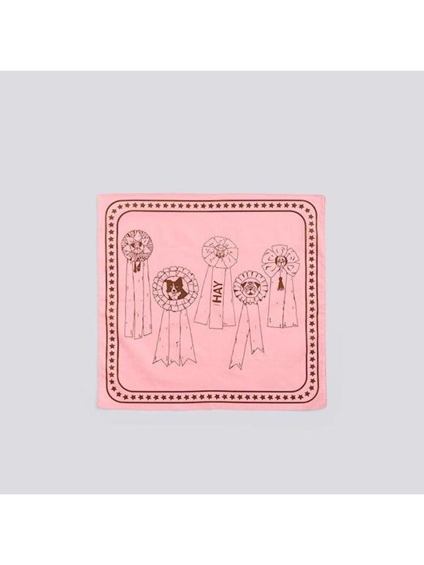 Hay zzHAY - Recycled Dogs Scarf 55 x 55 (Pink)