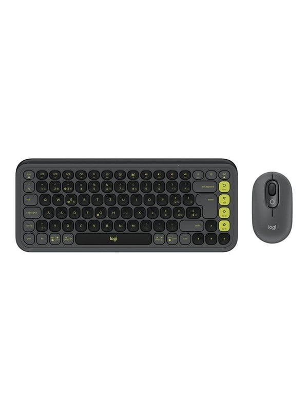 Logitech POP Icon Combo - Tastatur & Mus sæt - Schweizisk - Grå