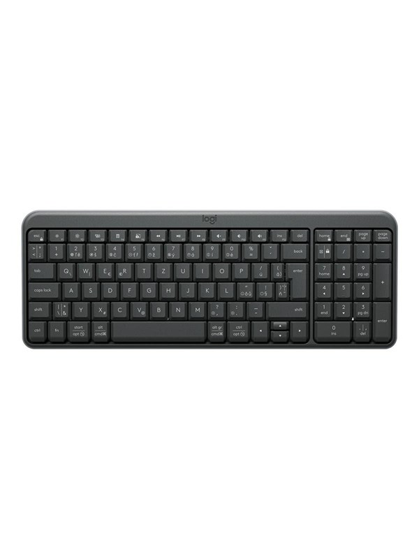Logitech K250 - keyboard - QWERTZ - Czech - graphite Input Device - Tastatur - Tjekkisk - Sort