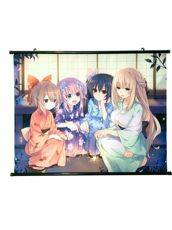 Idea Factory - Neptunia - Yukata Wall Scroll 32"" x 24"" /Merch