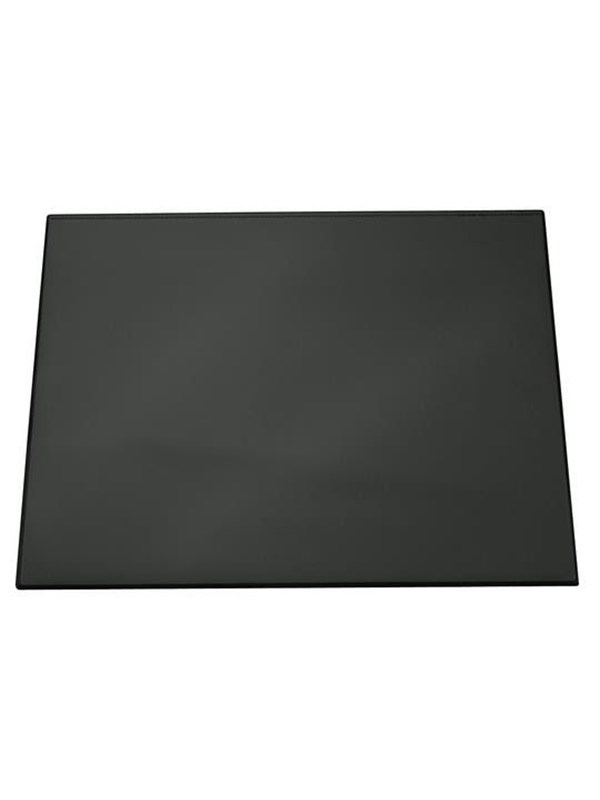 Skriveunderlag, 52 x 65 cm, sort med transparent dækplade