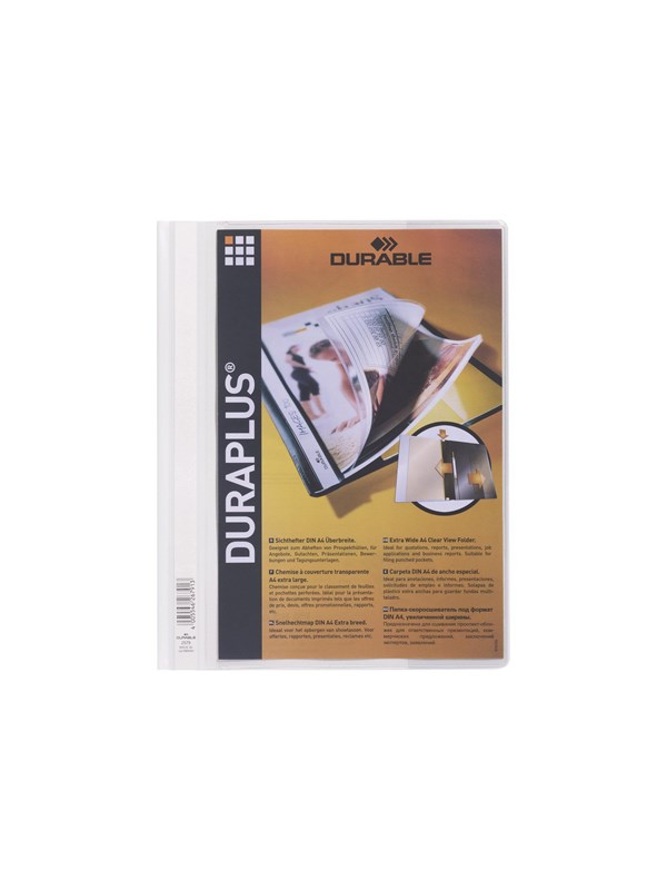 DURABLE DURAPLUS - report file - for A4 - white