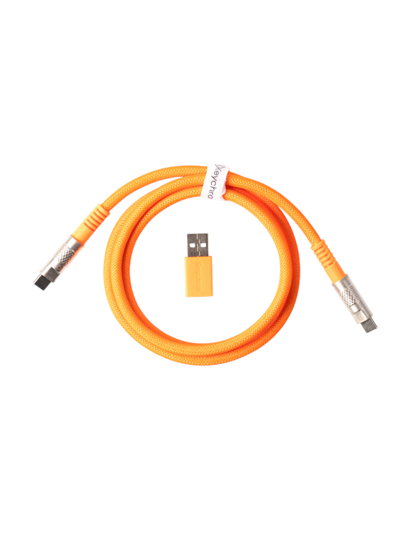 Keychron Dobbelt Sleeved Geek USB 8K Kabel ()