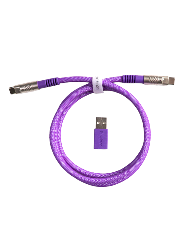 Keychron Dobbelt Sleeved Geek USB 8K Kabel ()