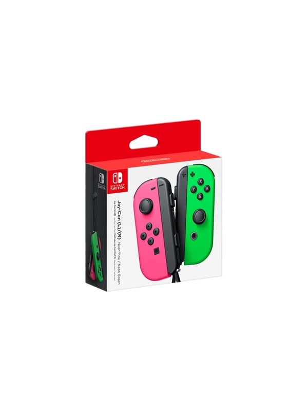 Nintendo Joy-Con Controller Pair (Neon Green/Neon Purple) - Wireless Controller - Nintendo Switch