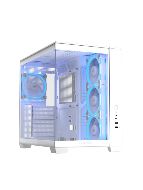 ASUS A32 PLUS V2 TG ARGB - Kabinet - Miditower - Hvid