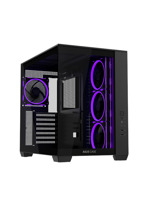 ASUS A32 PLUS V2 TG ARGB - Kabinet - Miditower - Sort