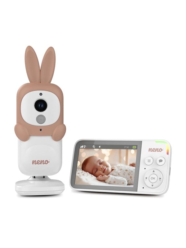 Neno Lelu Babyalarm - 3.5" skærm, Automatisk Nattesyn, Tovejskommunikation, 300m Rækkevidde