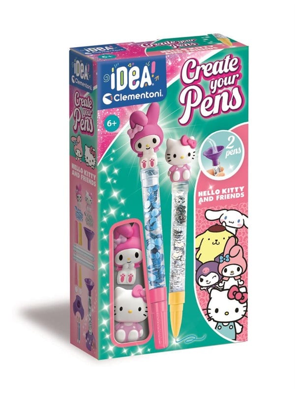 Idea Clementoni - Create Your Pens - Hello Kitty & Melody
