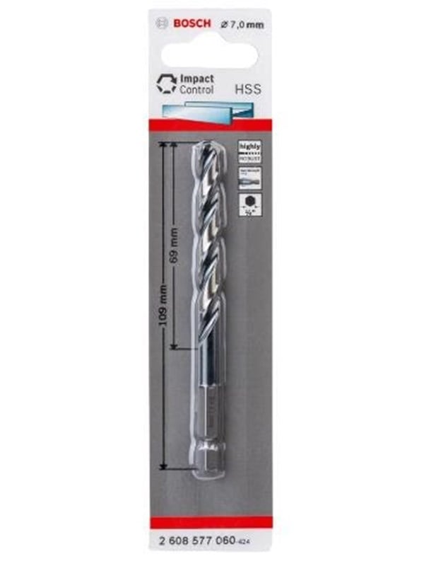 Bosch Metalbor HSS Impact 7mm - 2608577060