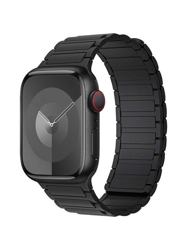 Lippa Apple Watch Magnetisk Silikone Rem 38/40/41/42 mm - Sort