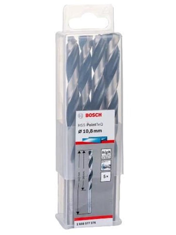 Bosch Metalbor Pointtec HSS-R 10,8mm 5stk - 2608577276