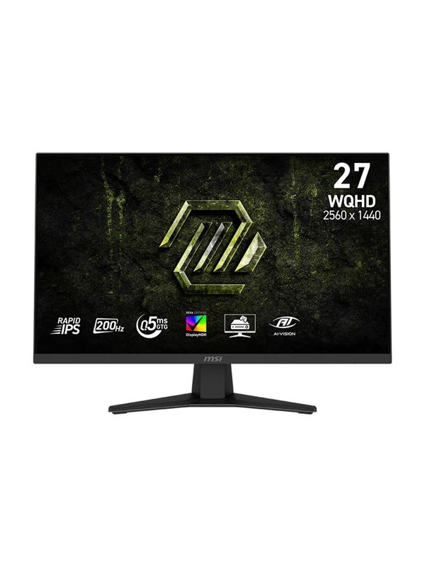 MSI MAG 274QF E20 27" Rapid IPS 2560 x 1440 (2K) HDMI DisplayPort 200 Hz