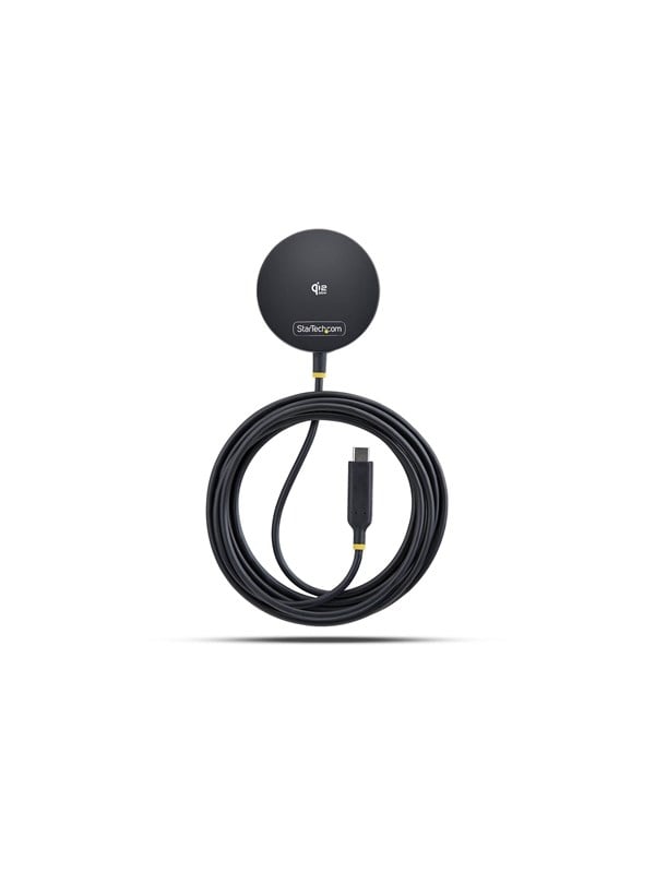 StarTech.com Startech wireless charging pad - Qi 2.2 magnetic with USB-C tethered cable MagSafe - 25 watt