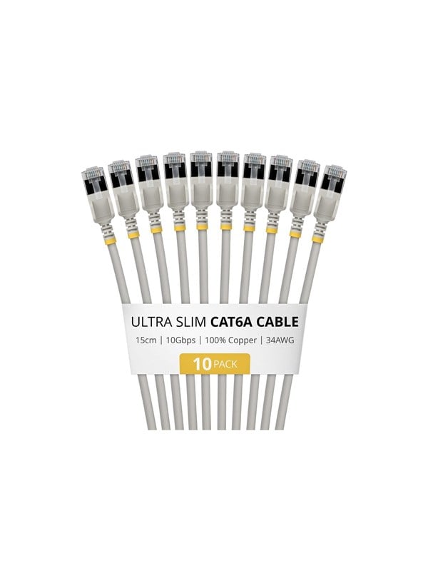 StarTech.com Startech patch cable - 15 cm - grey - Grå
