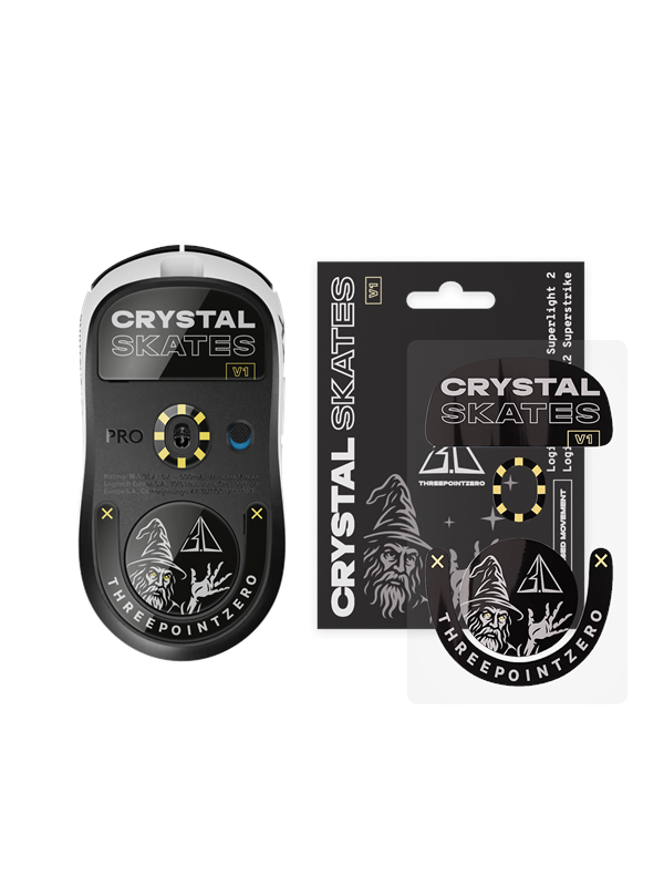threepointzero Crystal Skates - GPX Superstrike/Superlight 2 musefødder - GEEKD.dk
