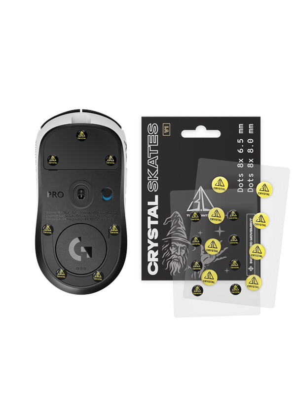 Threepointzero Crystal Skates - Universal Dots - 8x 6.5mm &amp; 8x 8.0mm