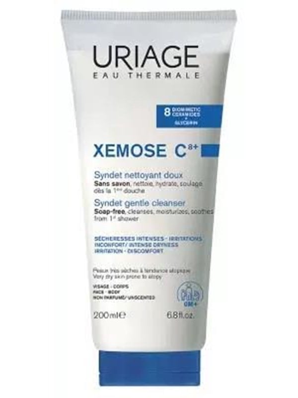 Uriage Xmose Gentle Cleansing Syndet 200ml For Dry To Atopic Skin