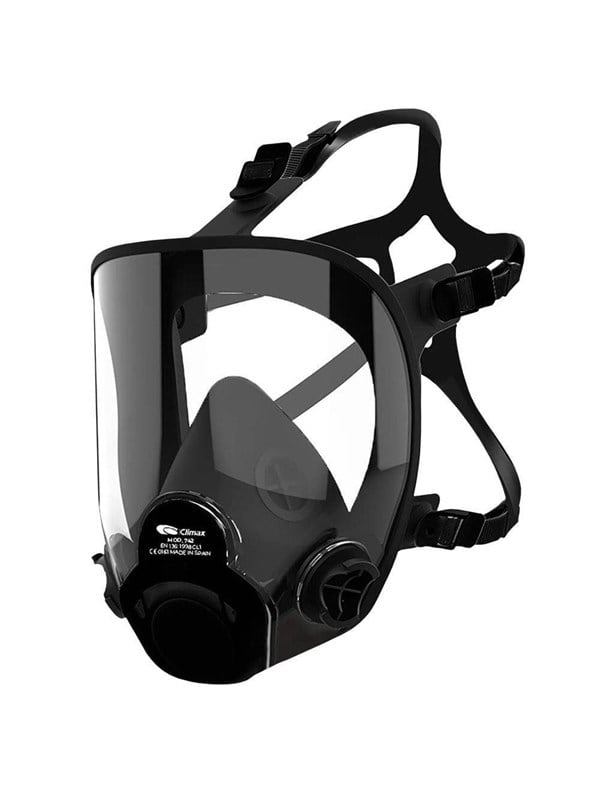 OX-ON Respiratory Full Face Mask 742 Supreme Kan anvendes med forskellige filtertyper Bajonettilkobling