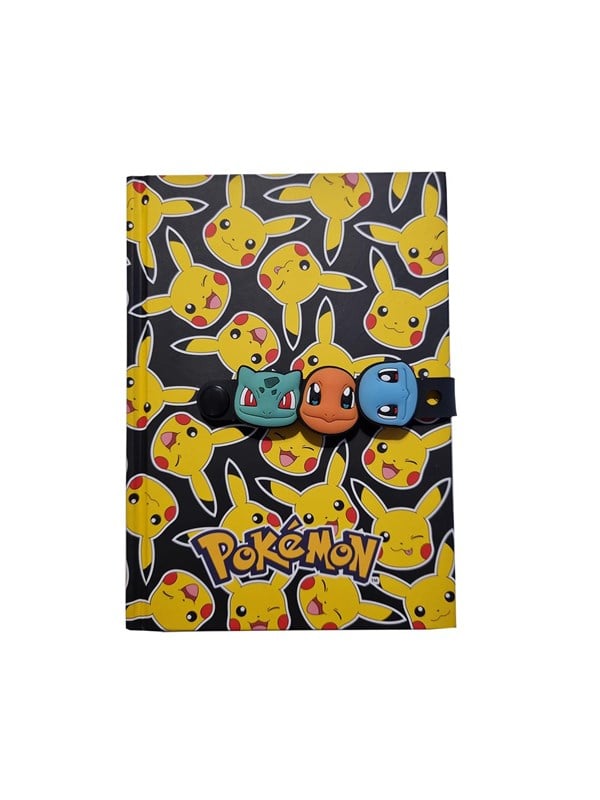 Pokemon POKÉMON hardcover notesbog med armbånd