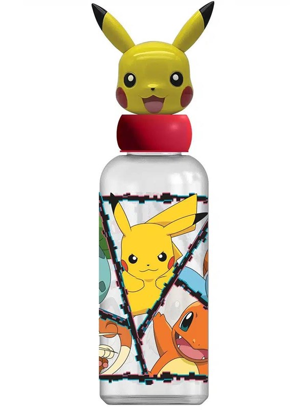 Stor - Water Bottle w/3D Figurine 560 ml - Pokemon Merchandise - GEEKD.dk