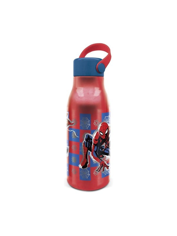 Spider-Man SPIDERMAN Flexi bærestrop aluminium flaske, 760 ml