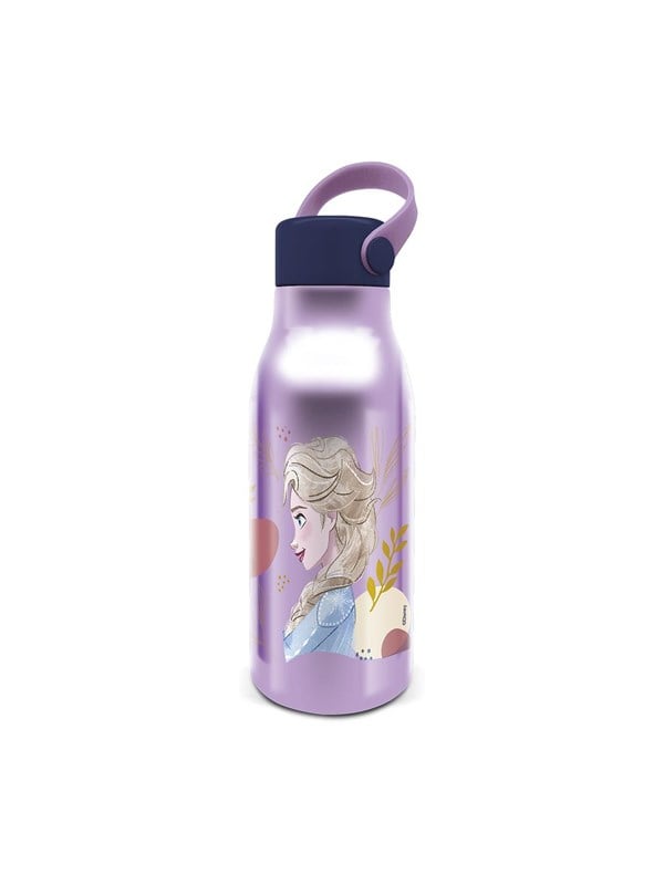 Frozen 760 ml vandflaske i aluminium med FROZEN Flexi bærestrop